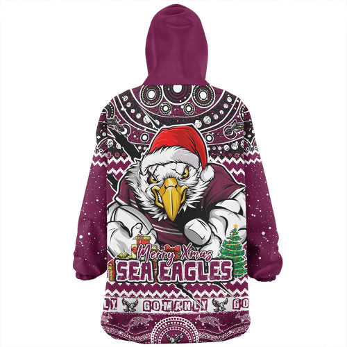 Manly Warringah Sea Eagles Snug Hoodie Aboriginal Xmas Special Ugly Christmas Style Manly Warringah Sea Eagles Snug Hoodie Aboriginal Xmas Special Ugly Christmas Style