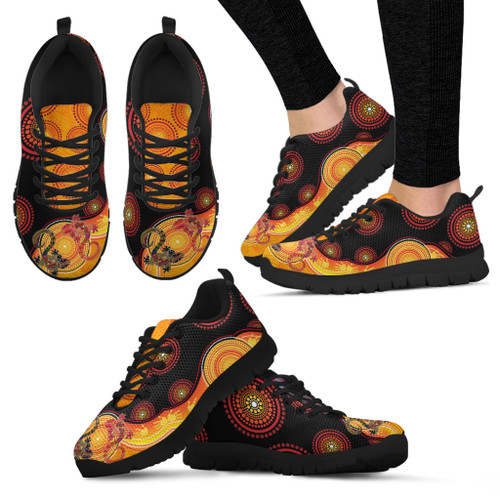 Australia Aboriginal Inspired Sneakers Couple Aboriginal Inspired Lizards Australia Aboriginal Inspired Sneakers Couple Aboriginal Inspired Lizards