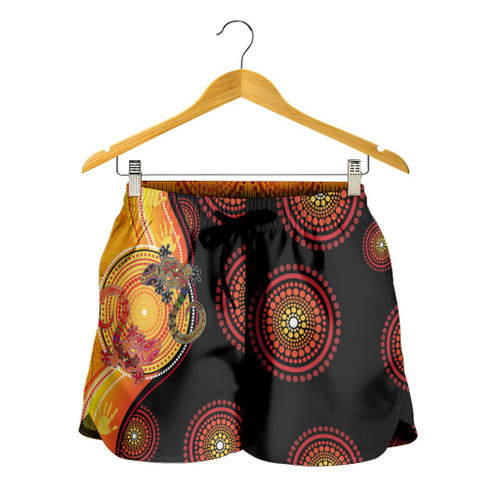 Australia Aboriginal Inspired Women Shorts Couple Aboriginal Inspired Lizards2 Australia Aboriginal Inspired Women Shorts Couple Aboriginal Inspired Lizards2