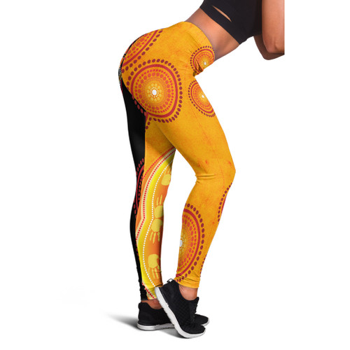 Australia Aboriginal Inspired Legging Couple Aboriginal Inspired Lizards Australia Aboriginal Inspired Legging Couple Aboriginal Inspired Lizards
