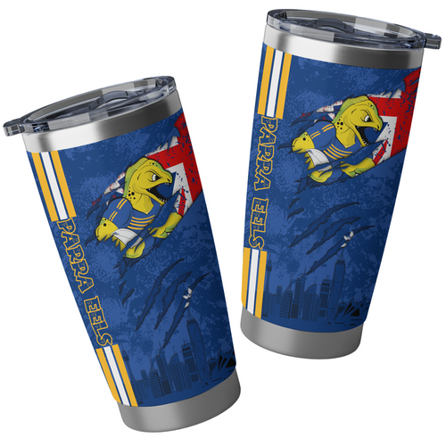 Parramatta Eels Tumbler Happy Australia Day Flag Scratch Style Parramatta Eels Tumbler Happy Australia Day Flag Scratch Style