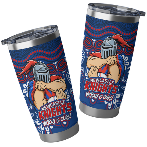 Newcastle Knights Tumbler Aboriginal Inspired Tough Fan Rugby For Life Newcastle Knights Tumbler Aboriginal Inspired Tough Fan Rugby For Life