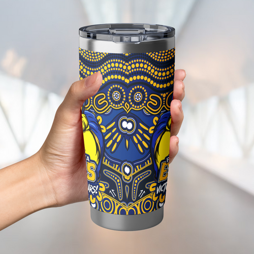 Parramatta Eels Tumbler Aboriginal Inspired Tough Fan Rugby For Life Parramatta Eels Tumbler Aboriginal Inspired Tough Fan Rugby For Life