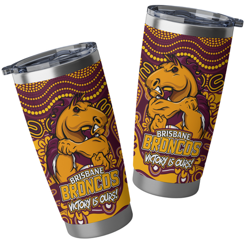 Brisbane Broncos Tumbler Aboriginal Inspired Tough Fan Rugby For Life Brisbane Broncos Tumbler Aboriginal Inspired Tough Fan Rugby For Life