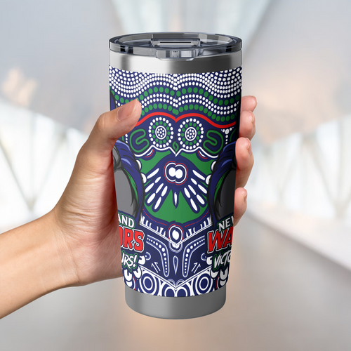 New Zealand Warriors Tumbler Aboriginal Inspired Tough Fan Rugby For Life New Zealand Warriors Tumbler Aboriginal Inspired Tough Fan Rugby For Life