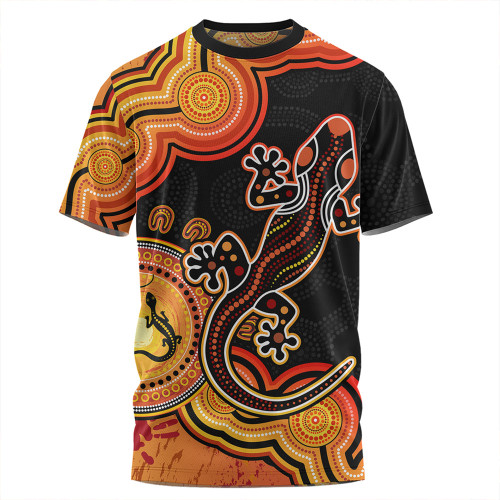 Australia T-Shirt Aboriginal Lizard Dreaming Outback Australia T-Shirt Aboriginal Lizard Dreaming Outback