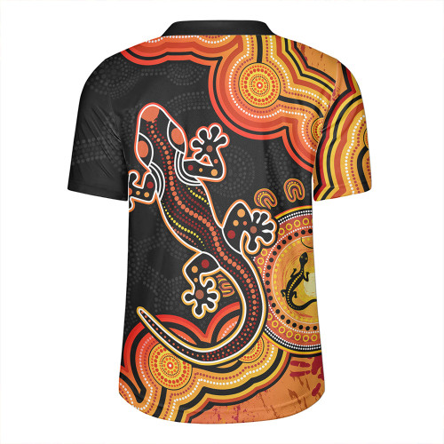 Australia Rugby Jersey Aboriginal Lizard Dreaming Outback Australia Rugby Jersey Aboriginal Lizard Dreaming Outback