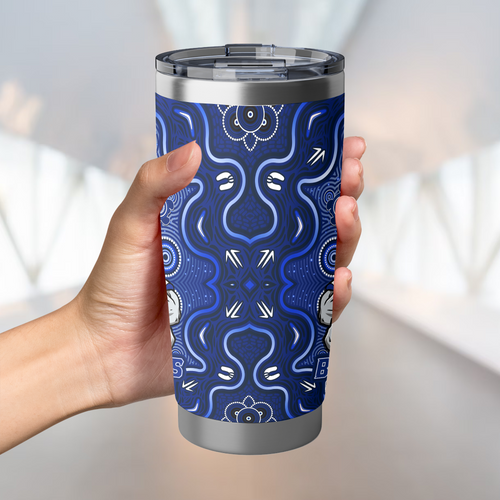 Canterbury-Bankstown Bulldogs Tumbler Aboriginal Pattern Inspired Victory Is Ours