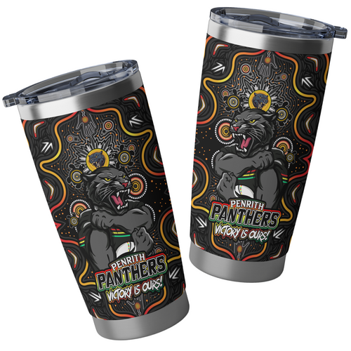Penrith Panthers Tumbler Aboriginal Pattern Inspired Victory Is Ours Penrith Panthers Tumbler Aboriginal Pattern Inspired Victory Is Ours
