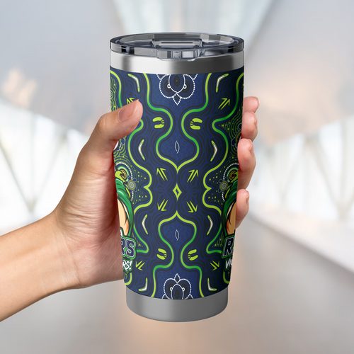 Canberra Raiders Tumbler Aboriginal Pattern Inspired Victory Is Ours Canberra Raiders Tumbler Aboriginal Pattern Inspired Victory Is Ours