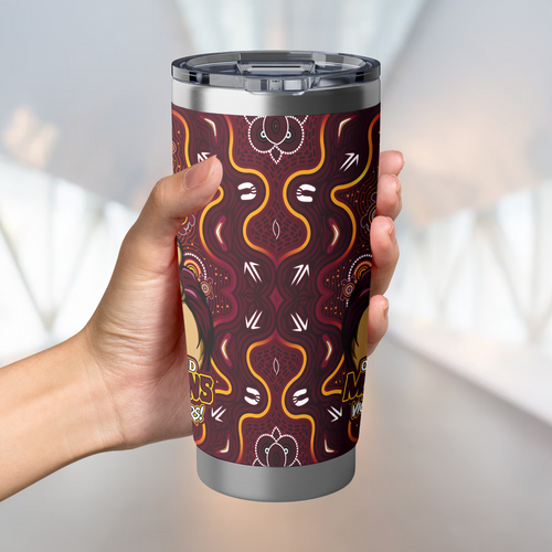 Queensland Maroons Tumbler Aboriginal Pattern Inspired Victory Is Ours Queensland Maroons Tumbler Aboriginal Pattern Inspired Victory Is Ours