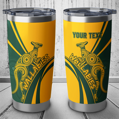 Australia Tumbler Wallabies Squad Aboriginal Pattern Inspired Australia Tumbler Wallabies Squad Aboriginal Pattern Inspired