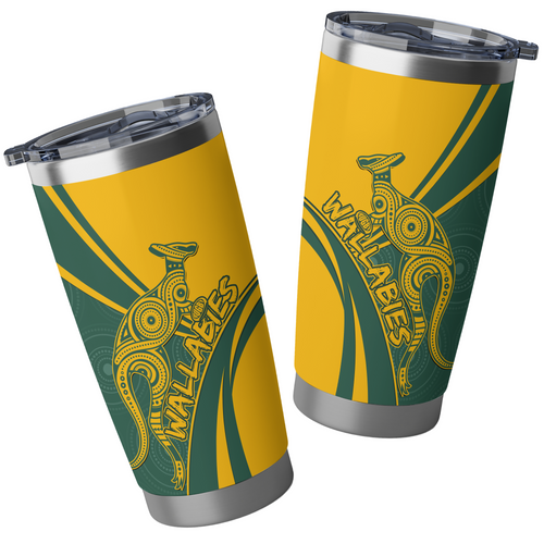 Australia Tumbler Wallabies Squad Aboriginal Pattern Inspired Australia Tumbler Wallabies Squad Aboriginal Pattern Inspired