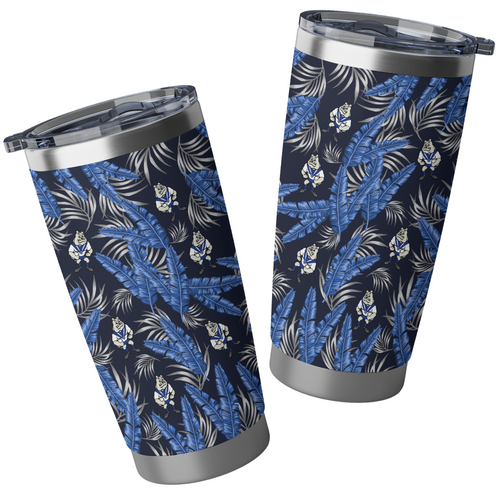 Canterbury-Bankstown Bulldogs Tumbler Tropical Patterns Canterbury-Bankstown Bulldogs Tumbler Tropical Patterns