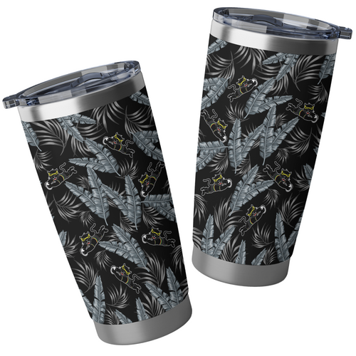 Penrith Panthers Tumbler Tropical Patterns Penrith Panthers Tumbler Tropical Patterns
