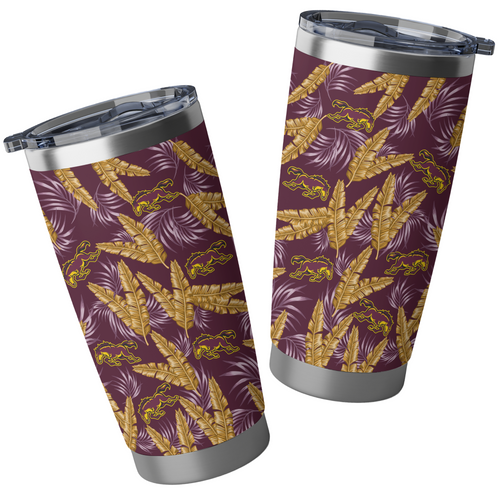 Brisbane Broncos Tumbler Tropical Patterns Brisbane Broncos Tumbler Tropical Patterns