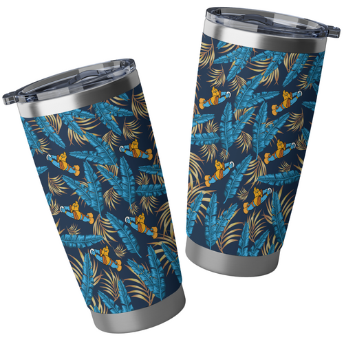 Gold Coast Titans Tumbler Tropical Patterns