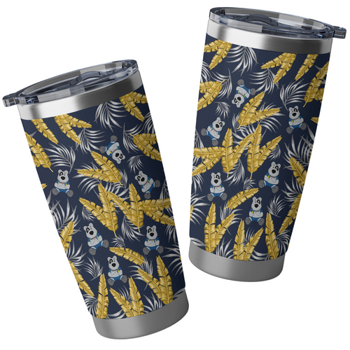 North Queensland Cowboys Tumbler Tropical Patterns North Queensland Cowboys Tumbler Tropical Patterns