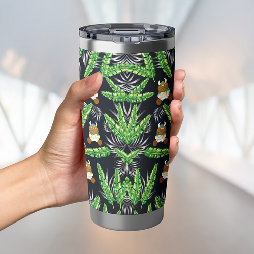 Canberra Raiders Tumbler Tropical Patterns Canberra Raiders Tumbler Tropical Patterns
