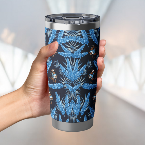 New South Wales Blues Tumbler Tropical Patterns New South Wales Blues Tumbler Tropical Patterns