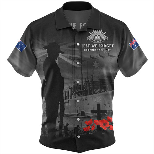 Australia Hawaiian Shirt Sunset Of Sacrifice And Remembrance Day Honor Australia Hawaiian Shirt Sunset Of Sacrifice And Remembrance Day Honor