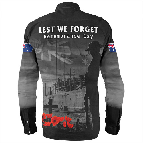 Australia Long Sleeve Shirt Sunset Of Sacrifice And Remembrance Day Honor Australia Long Sleeve Shirt Sunset Of Sacrifice And Remembrance Day Honor