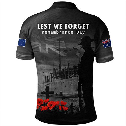 Australia Polo Shirt Sunset Of Sacrifice And Remembrance Day Honor Australia Polo Shirt Sunset Of Sacrifice And Remembrance Day Honor