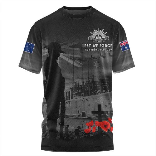 Australia T-Shirt Sunset Of Sacrifice And Remembrance Day Honor Australia T-Shirt Sunset Of Sacrifice And Remembrance Day Honor