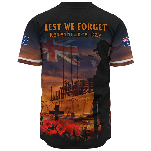 Australia Baseball Shirt Sunset Of Sacrifice And Remembrance Day Honor Australia Baseball Shirt Sunset Of Sacrifice And Remembrance Day Honor