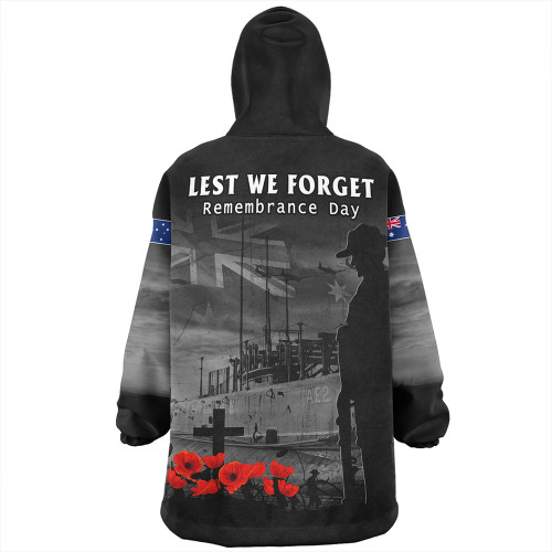 Australia Snug Hoodie Sunset Of Sacrifice And Remembrance Day Honor
