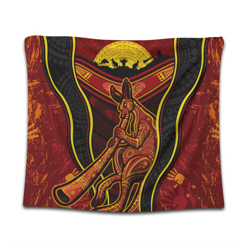 Australia Tapestry Aboriginal Kangaroo Spirit Dreaming Australia Tapestry Aboriginal Kangaroo Spirit Dreaming
