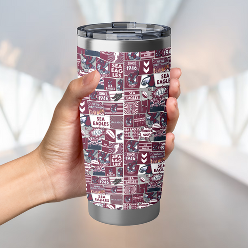 Manly Warringah Sea Eagles Tumbler Team Of Us Die Hard Fan Supporters Comic Style Manly Warringah Sea Eagles Tumbler Team Of Us Die Hard Fan Supporters Comic Style