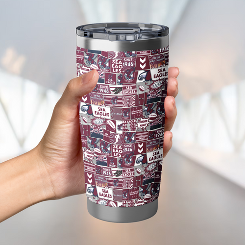 Manly Warringah Sea Eagles Tumbler Team Of Us Die Hard Fan Supporters Comic Style Manly Warringah Sea Eagles Tumbler Team Of Us Die Hard Fan Supporters Comic Style
