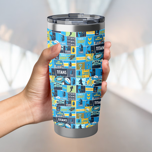 Gold Coast Titans Tumbler Team Of Us Die Hard Fan Supporters Comic Style Gold Coast Titans Tumbler Team Of Us Die Hard Fan Supporters Comic Style