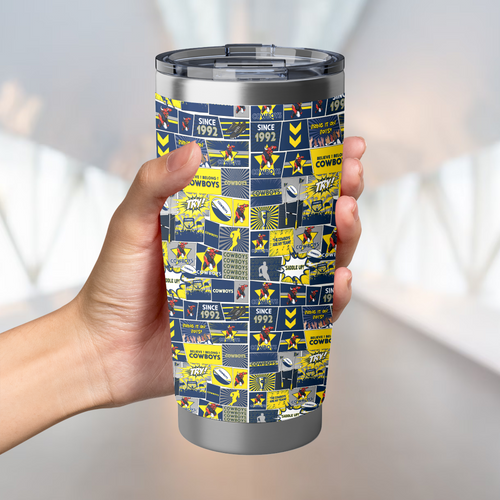 North Queensland Cowboys Tumbler Team Of Us Die Hard Fan Supporters Comic Style North Queensland Cowboys Tumbler Team Of Us Die Hard Fan Supporters Comic Style