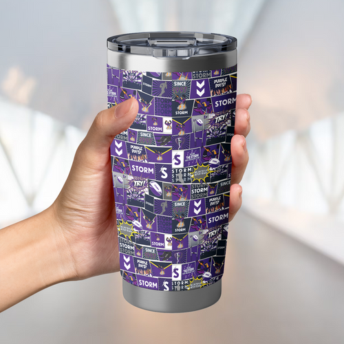 Melbourne Storm Tumbler Team Of Us Die Hard Fan Supporters Comic Style Melbourne Storm Tumbler Team Of Us Die Hard Fan Supporters Comic Style