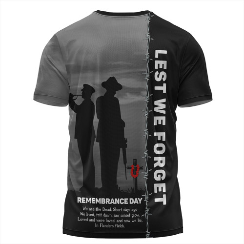 Australia T-Shirt Remembrance Day We Shall Not Forget We Will Remember Them Australia T-Shirt Remembrance Day We Shall Not Forget We Will Remember Them