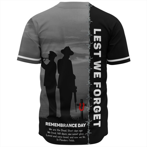 Australia Baseball Shirt Remembrance Day We Shall Not Forget We Will Remember Them Australia Baseball Shirt Remembrance Day We Shall Not Forget We Will Remember Them