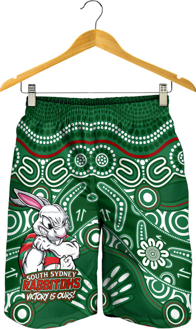 South Sydney Rabbitohs Men Short - Aboriginal Inspired Tough Fan Rugby For Life South Sydney Rabbitohs Men Short - Aboriginal Inspired Tough Fan Rugby For Life