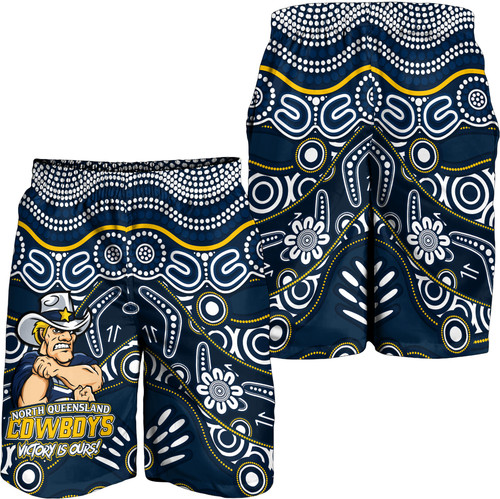 North Queensland Cowboys Men Short - Aboriginal Inspired Tough Fan Rugby For Life North Queensland Cowboys Men Short - Aboriginal Inspired Tough Fan Rugby For Life
