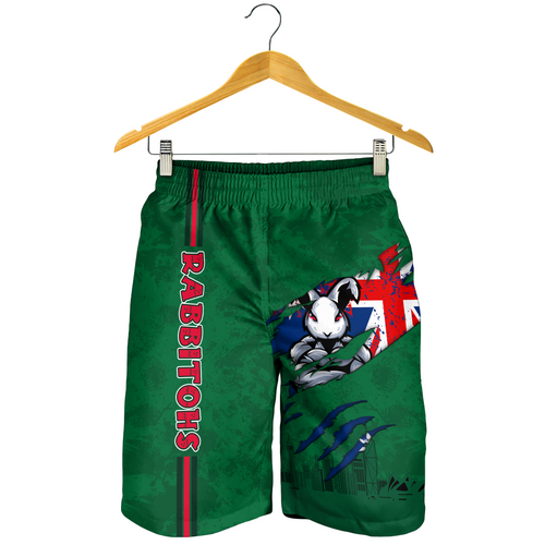 South Sydney Rabbitohs Men Short - Happy Australia Day Flag Scratch Style South Sydney Rabbitohs Men Short - Happy Australia Day Flag Scratch Style