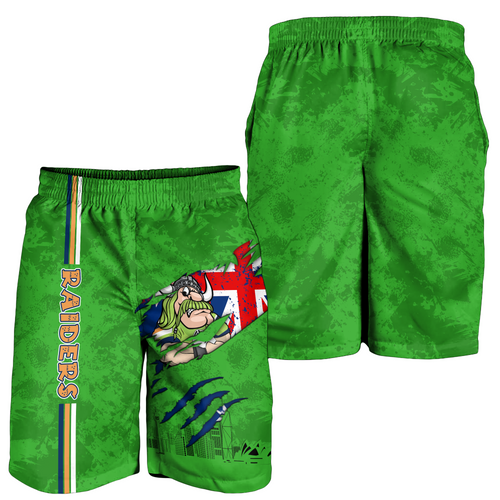 Canberra Raiders Men Short - Happy Australia Day Flag Scratch Style Canberra Raiders Men Short - Happy Australia Day Flag Scratch Style