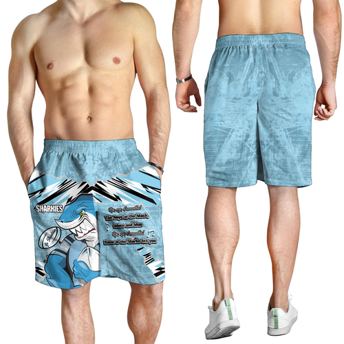Cronulla-Sutherland Sharks Men Short - Theme Song Cronulla-Sutherland Sharks Men Short - Theme Song