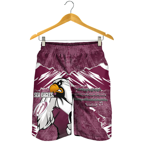Manly Warringah Sea Eagles Men Short - Theme Song Manly Warringah Sea Eagles Men Short - Theme Song