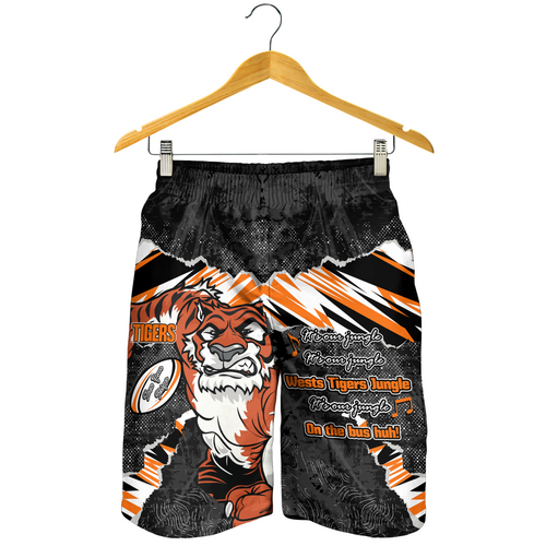 Wests Tigers Men Short - Theme Song Wests Tigers Men Short - Theme Song