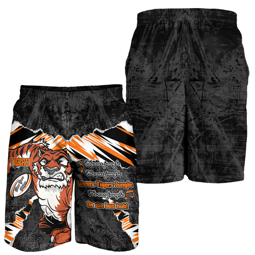 Wests Tigers Men Short - Theme Song Wests Tigers Men Short - Theme Song