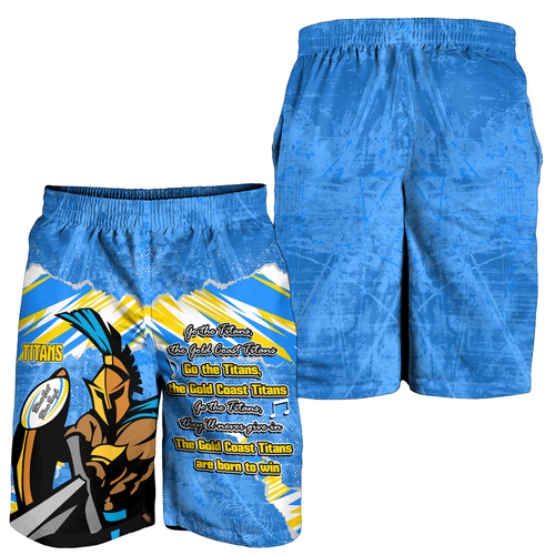 Gold Coast Titans Men Short - Theme Song Gold Coast Titans Men Short - Theme Song