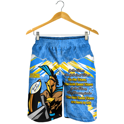 Gold Coast Titans Men Short - Theme Song Gold Coast Titans Men Short - Theme Song