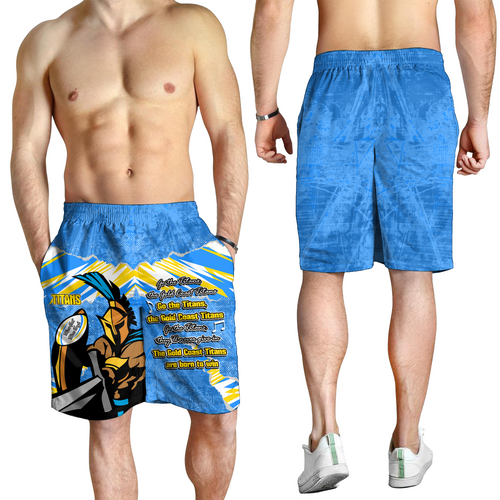 Gold Coast Titans Men Short - Theme Song Gold Coast Titans Men Short - Theme Song
