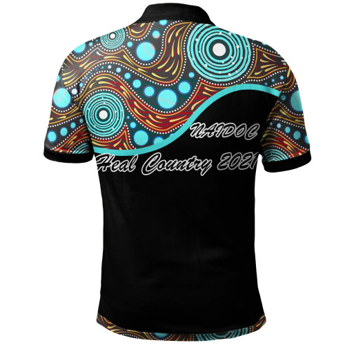 Australia Naidoc 2021 Polo Shirt - Heal Country